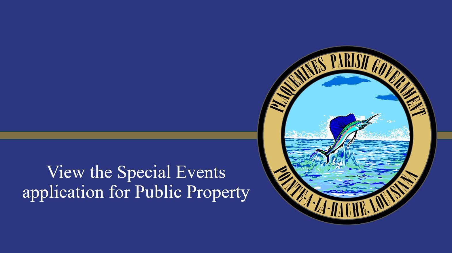 Special Events Application