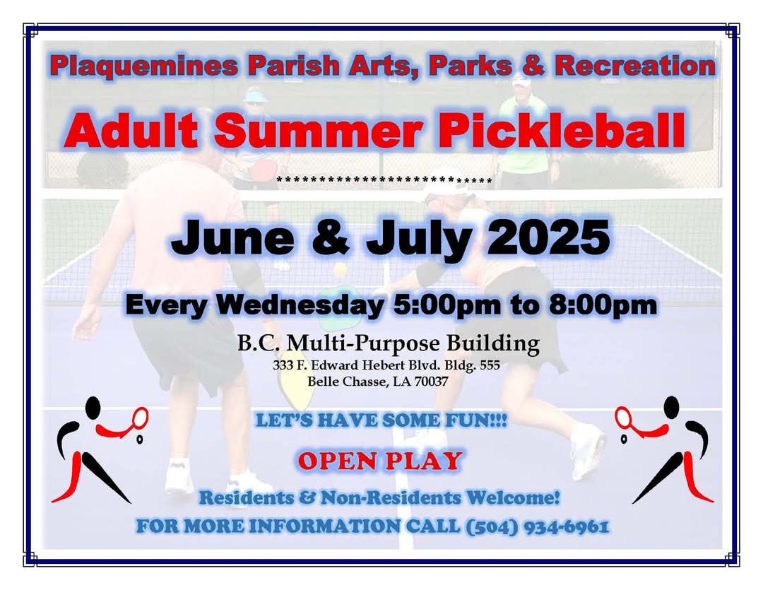 Indoor Pickleball Open Play – June & July Wednesdays!