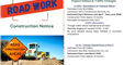 Construction Notice