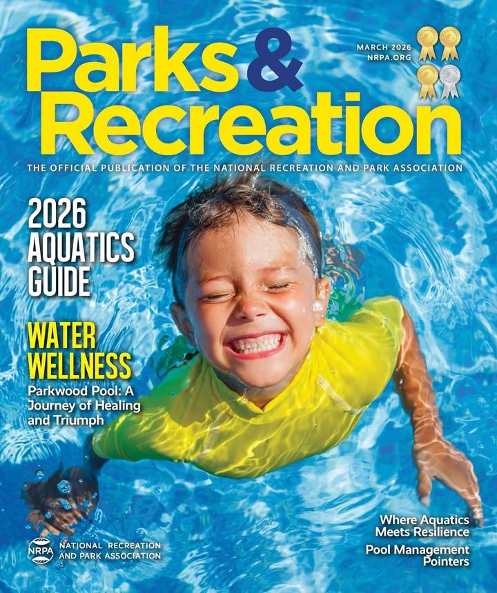 Parks and Recreation magazine aquatics