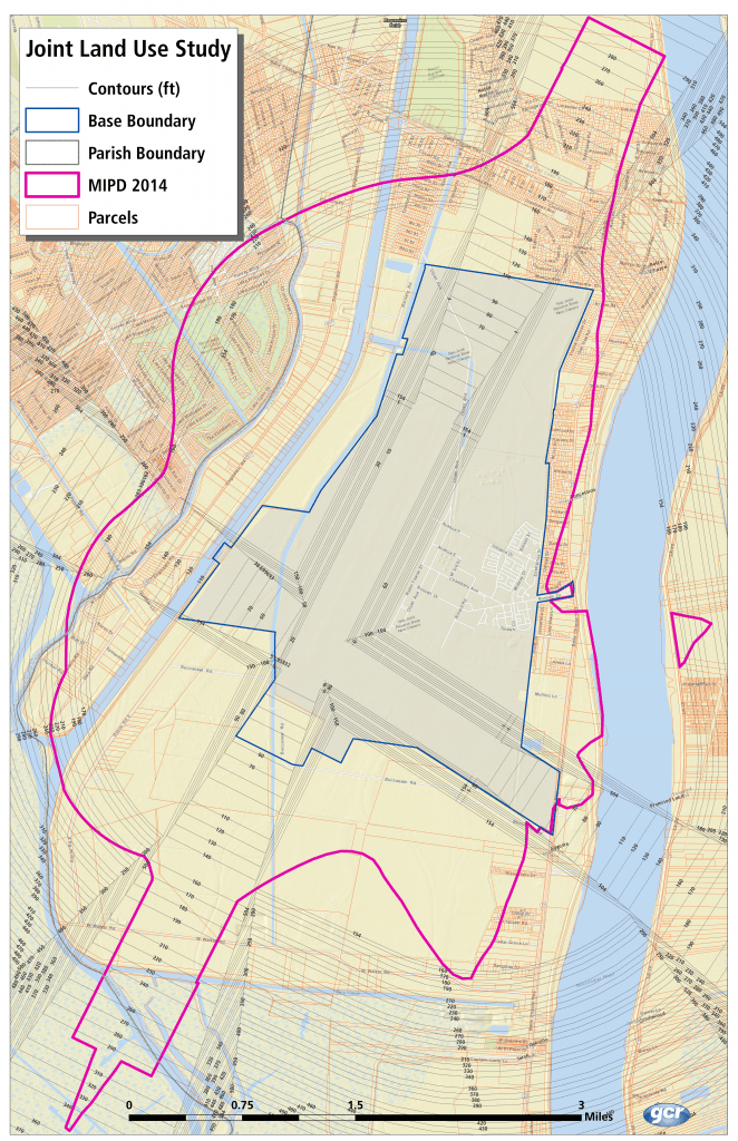 MIPD Overlay Boundary and Height Limit Map