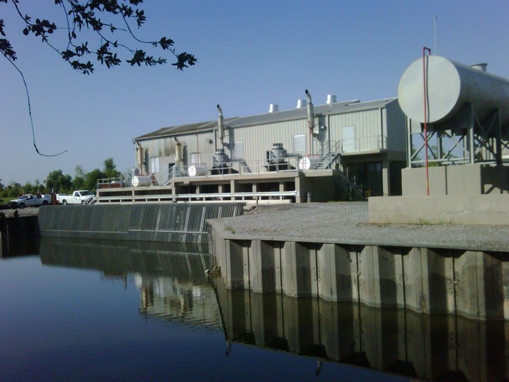 Drainage pump station